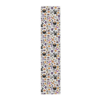 Halloween Decorations | Festive Holiday Themed Kitchen Dining Table Decor | Table Runner | Far Out Prints Co.