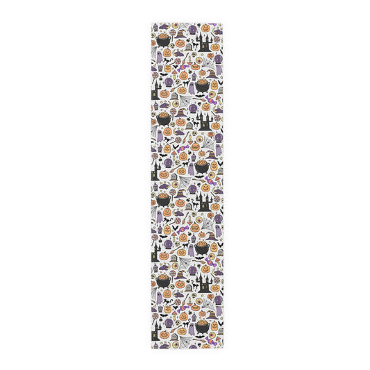 Halloween Decorations | Festive Holiday Themed Kitchen Dining Table Decor | Table Runner | Far Out Prints Co.