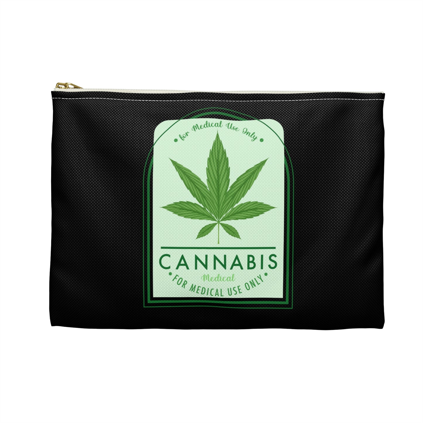 Medical Medicinal Use Only Stash Bag - Accessory Pouch Black - Stoner Cannabis Weed Jewish Israeli Israel