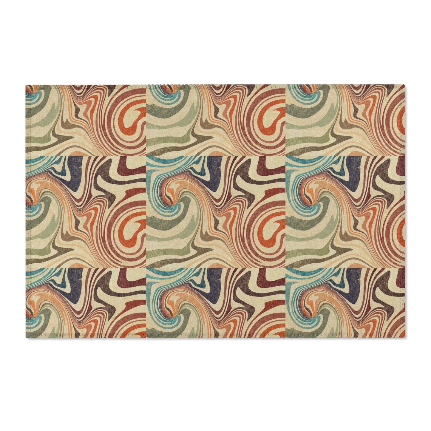 Retro Marble Area Rugs Melt Rug Carpet Design Rug Gift for Home Decor Him or Her Present House Design Theme Israeli Jewish Israel Support