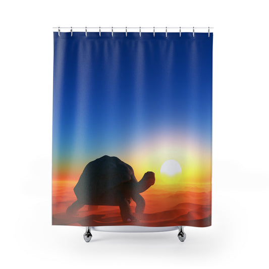Tortoise Marine Life Design Shower Curtain