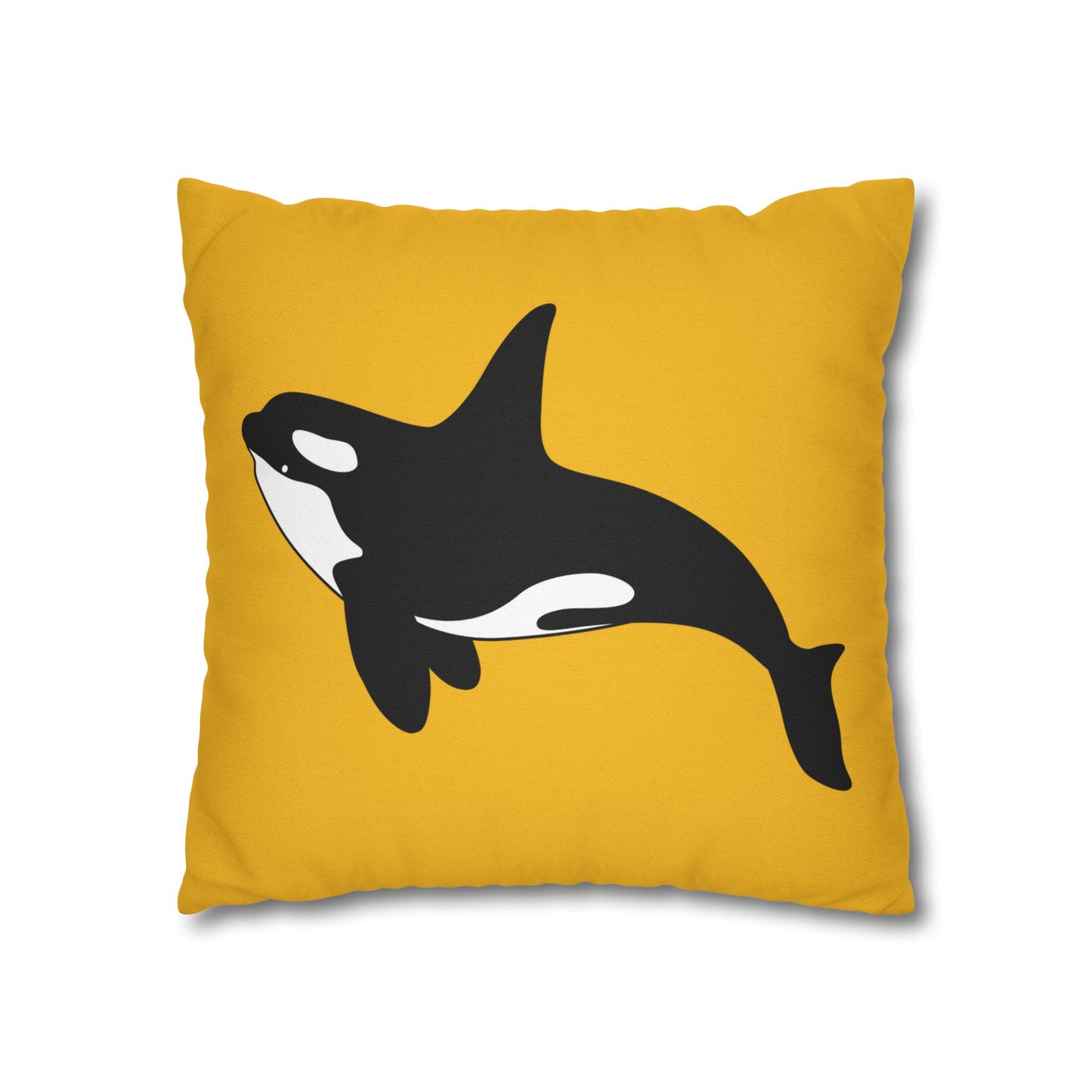 Square Pillowcase Gift Present Him Her His Her Adult Kid Home Decor House Couch Sofa Orca Killer Whale Marine Ocean Conservation Lovers