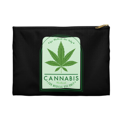 Medical Medicinal Use Only Stash Bag - Accessory Pouch Black - Stoner Cannabis Weed Jewish Israeli Israel
