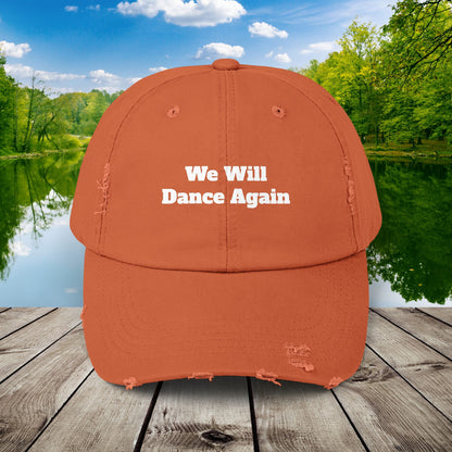 We Will Dance Again Hat Unisex Distressed Cap Israel Israeli Jewish Cap Judaica Jew Gift for Him Her Birthday Present Nova Cap