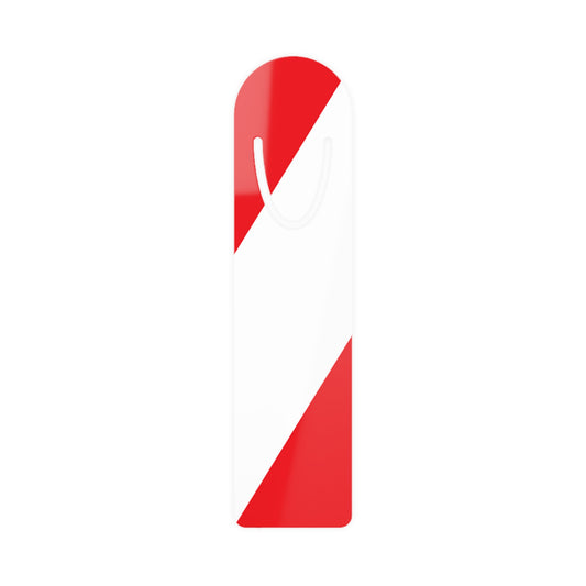 Aluminum Bookmark with Scuba Diver Down Flag Design, Robust Page Holder, Perfect for Diving Enthusiasts and Avid Readers, Unique Gift