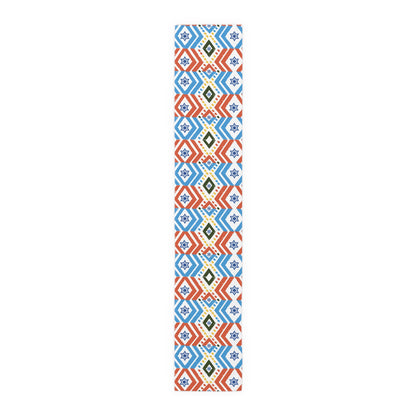 Jewish Bold Vibrant Colors | Jewish Holiday Themed | Table Runner | by Far Out Prints & Co.