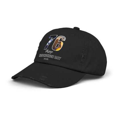76 Independence Day Israel Hat for Him or Her Unisex Distressed Cap Gift Israel Jewish Present Judaism Israeli Zionist Zionism Cap