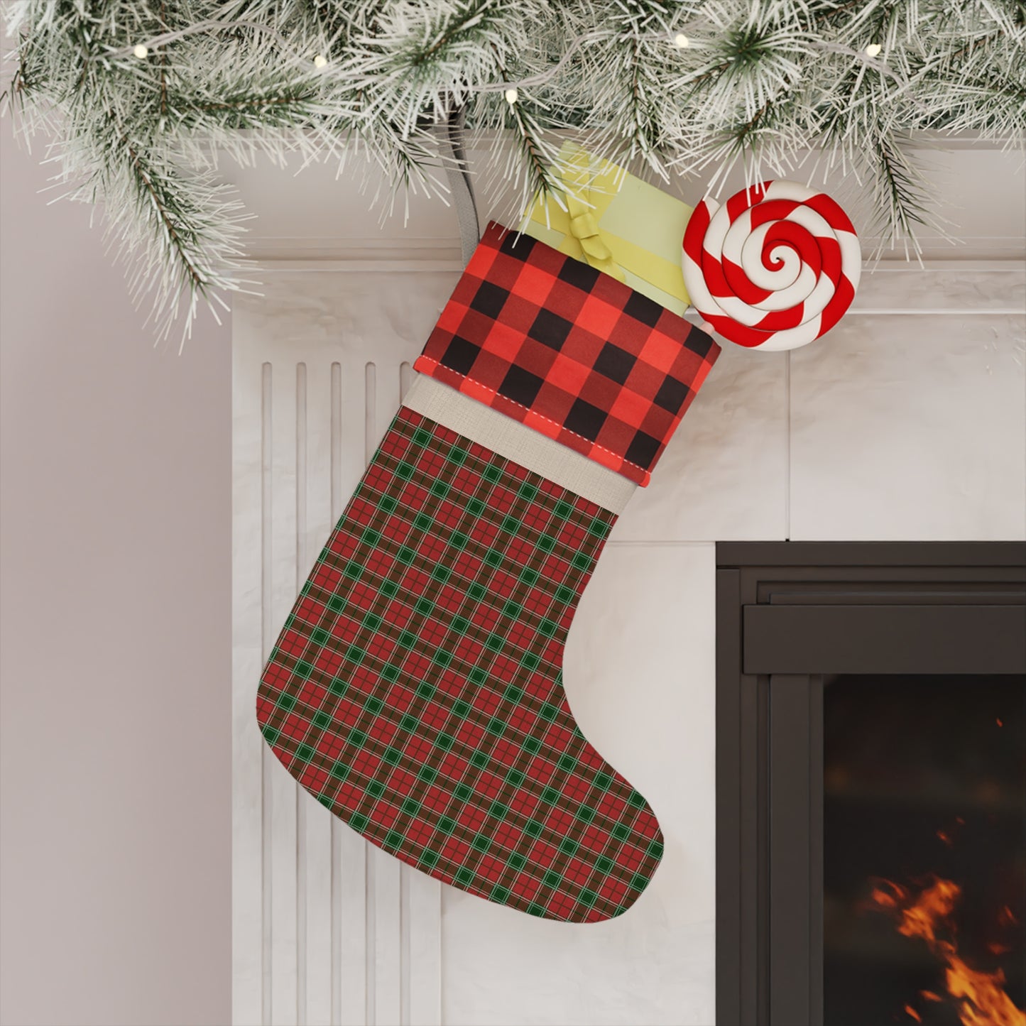 Christmas Decorations | Festive X-Mas Holiday Sock Themed Presents and Gifts | Christmas Stocking | Far Out Prints Co.