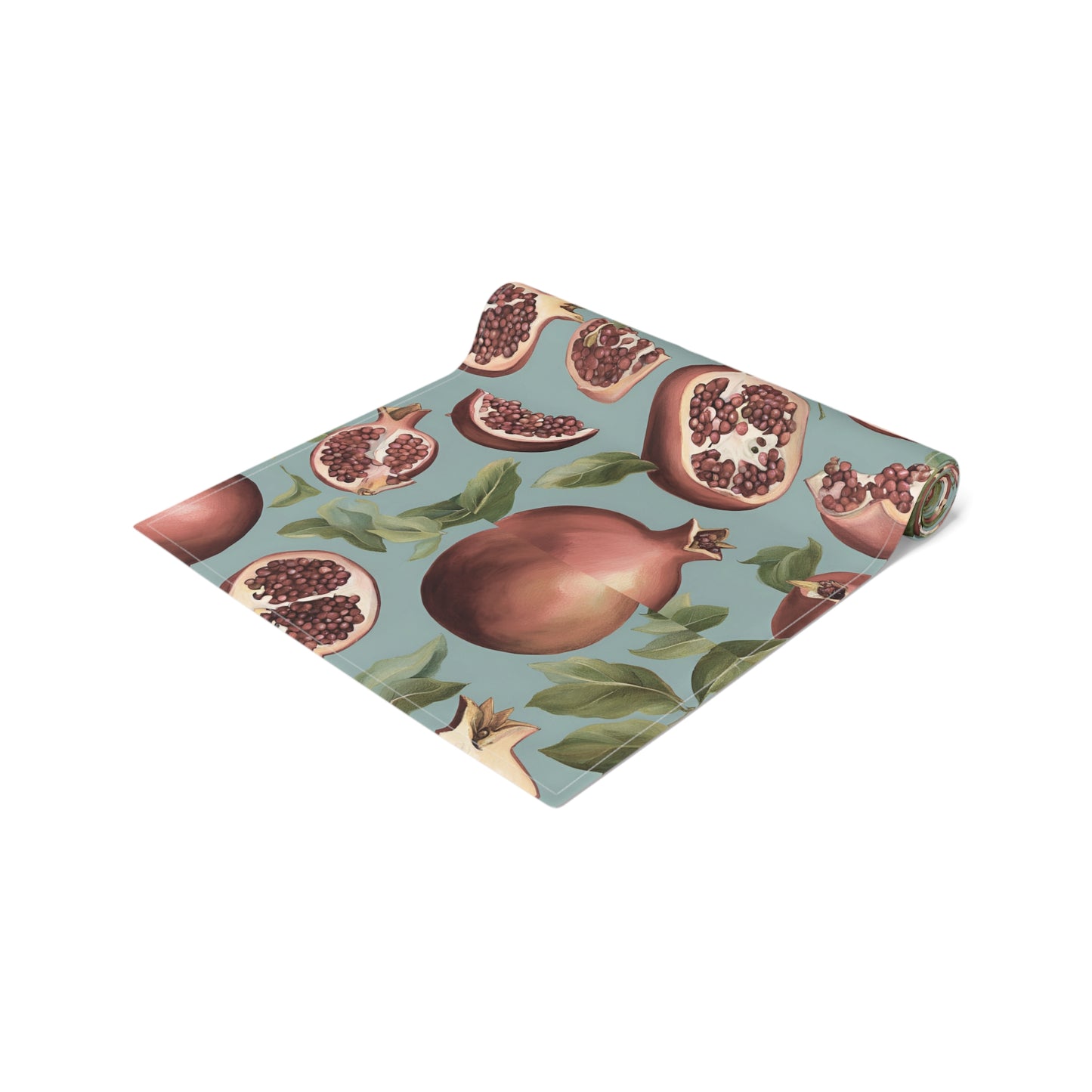 Rosh Hashanah Rosh HaShanah Rosh HaShana Rosh Ha-Shanah Pomegranate Jewish Table Runner Israel Israeli Hebrew Judaism Holiday Table Runner