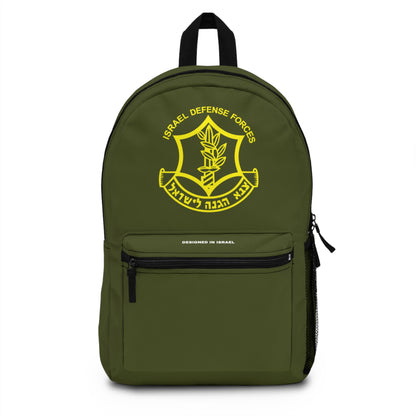 Original IDF Design Backpack Bag Israel Defense Forces Israeli Jewish Judaism by Far Out Prints & Co.