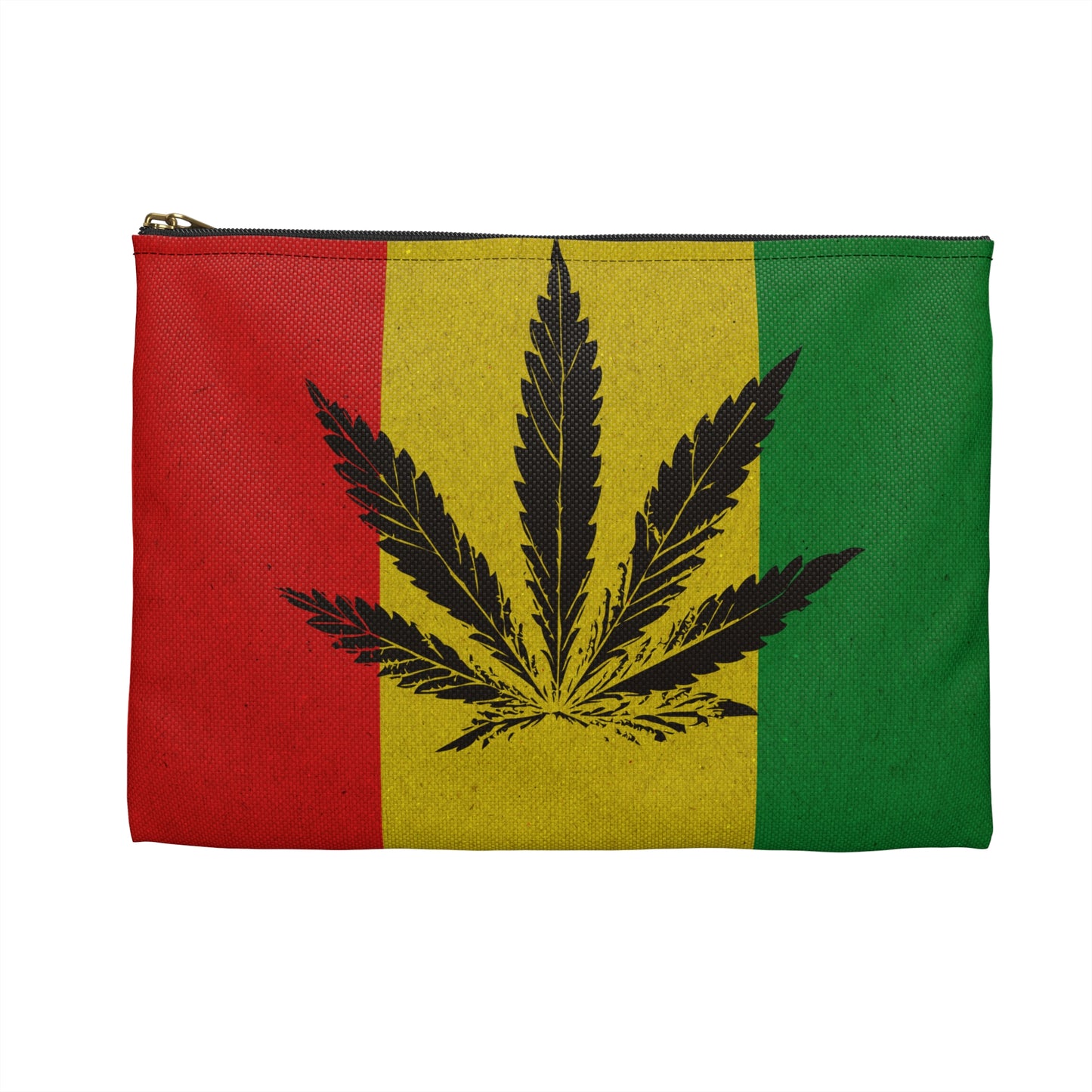 Rastafarian Marijuana - Accessory Pouch - Stoner Cannabis Weed Jewish Israeli Israel - by Far Out Prints & Co.