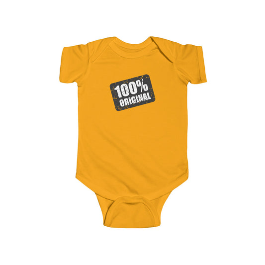 100 Percent Original Infant Fine Jersey Bodysuit | Funny Gifts Newborn Baby Shower Presents First Birthday