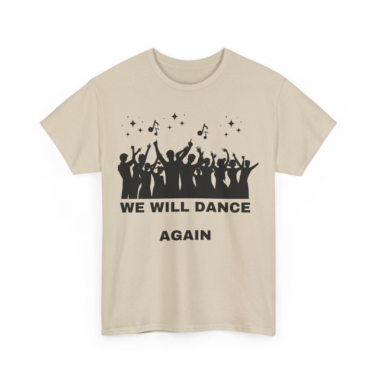 We Will Dance Again Tees  - Israeli Jewish Judaism - Premium Unisex Heavy Cotton T-shirt - by Far Out Prints & Co.