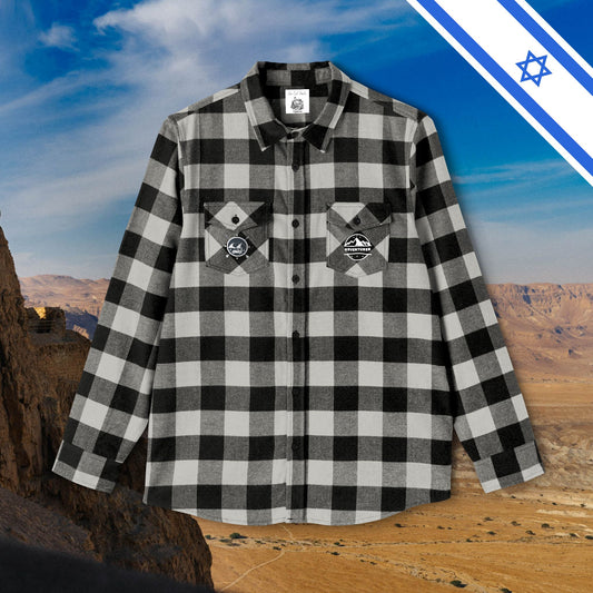 Flannel Shirt Compass Adventurer Unisex Tee Adventure Hiking Flannel T-Shirt Camping Outdoor Gift Nature Lover Present for Him or Her