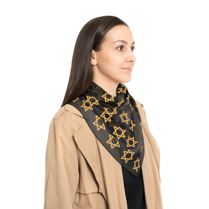 Star of David Poly Scarf Scarves Israel Israeli Jewish Judaism Zionist Zionism Gifts for Her Him