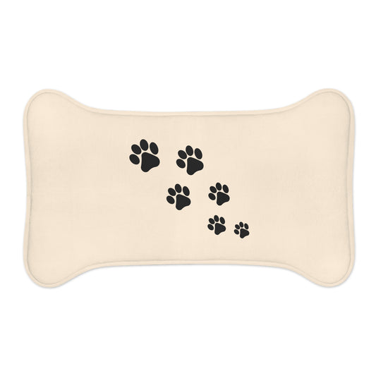 Dogs and Cats Footprints - Pet Feeding Mats - Pets Present Feeding Gift Animal Lovers Gifts Him Her Dog Cat Presents Animals