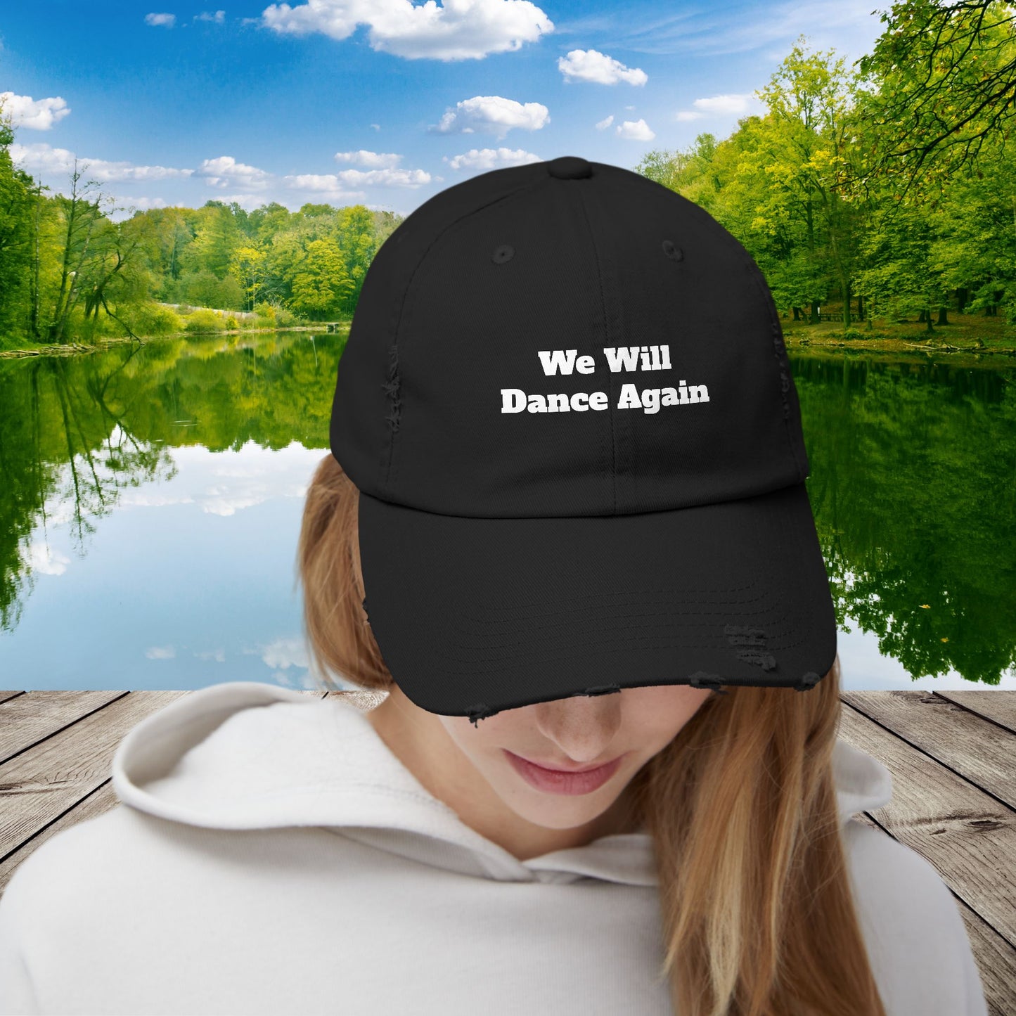 We Will Dance Again Hat Unisex Distressed Cap Israel Israeli Jewish Cap Judaica Jew Gift for Him Her Birthday Present Nova Cap