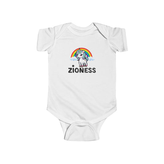 Zioness Hebrew Cute Jewish Baby Israeli Baby Clothes Israel Judaism Judaica Baby Zionist Zionism Infant Jersey Gift Present Baby