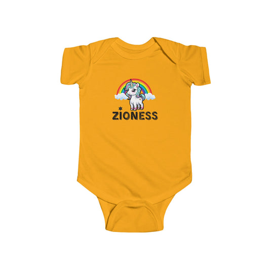 Zioness Hebrew Cute Jewish Baby Israeli Baby Clothes Israel Judaism Judaica Baby Zionist Zionism Infant Jersey Gift Present Baby