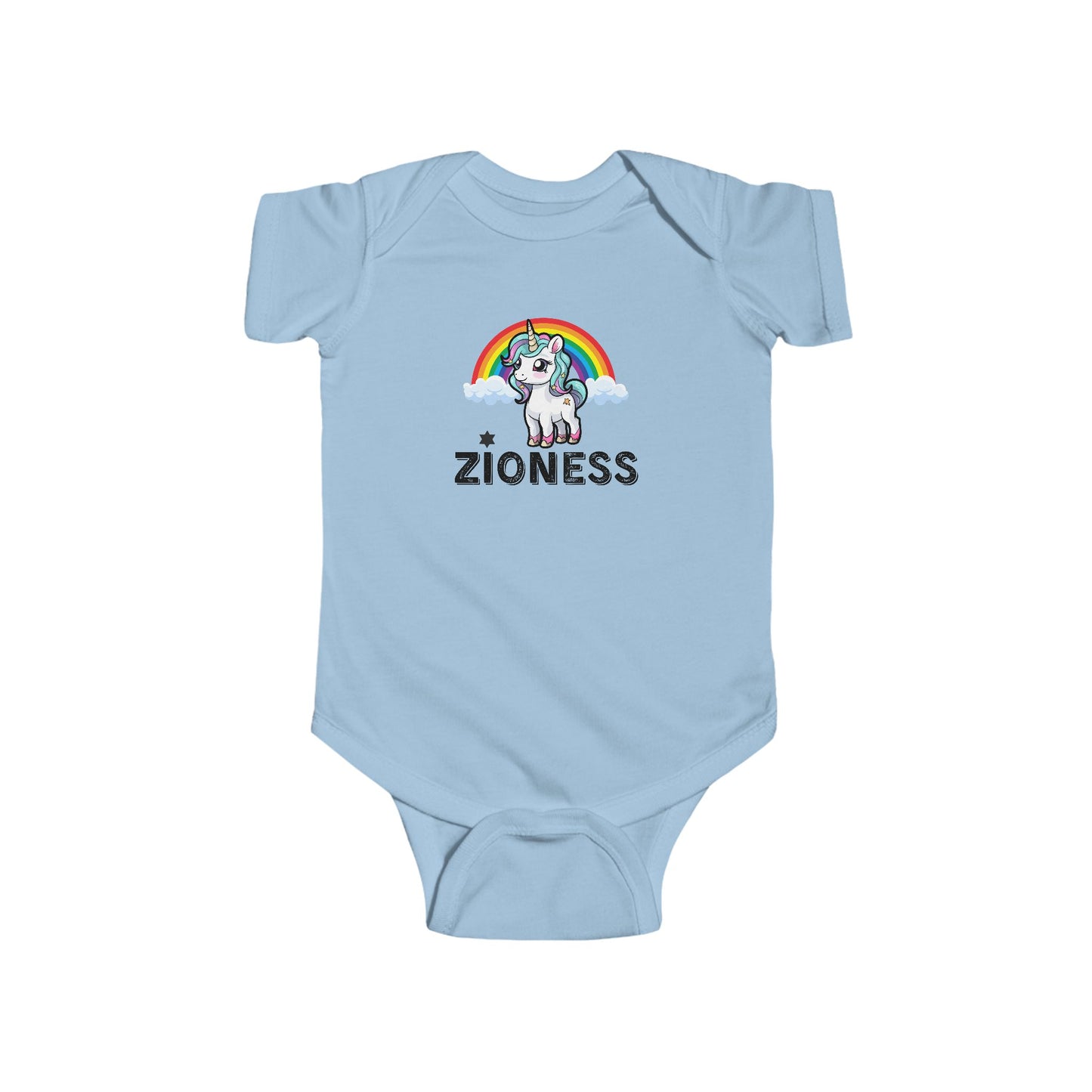 Zioness Hebrew Cute Jewish Baby Israeli Baby Clothes Israel Judaism Judaica Baby Zionist Zionism Infant Jersey Gift Present Baby