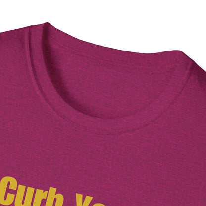 Curb Your Antisemitism T-Shirt Tee T Shirt Stand Against Hate Discrimination Israel Israeli Jewish Judaism Judaica Gift Present for Him Her