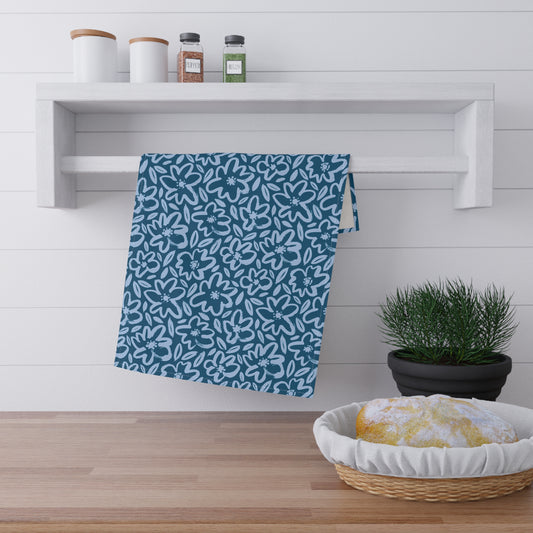 Flower Pattern Shabbat Shalom | Challah Cover | Yom Tov Jewish Table Modern Judaica Cool Judaism Gifts Sabado Shabbos Sabbath Set