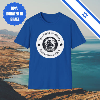 East India Company Established 1600 - Cotton Tee - Tshirts Clothing Old School Style Vintage Gift Present History - by Far Out Prints & Co.