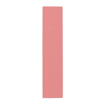 Gingham Checkered Classic Restaurant Style | Premium Table Runner | by Far Out Prints & Co.
