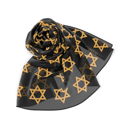 Star of David Poly Scarf Scarves Israel Israeli Jewish Judaism Zionist Zionism Gifts for Her Him