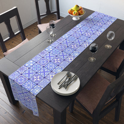 Moroccan Design Pattern 2 | Jewish Holiday Themed | Table Runner | by Far Out Prints & Co.