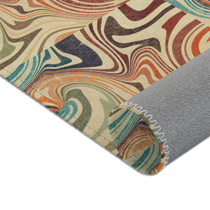 Retro Marble Area Rugs Melt Rug Carpet Design Rug Gift for Home Decor Him or Her Present House Design Theme Israeli Jewish Israel Support