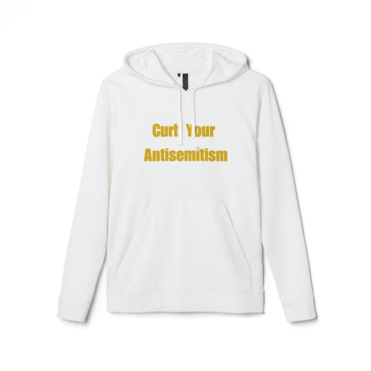 Curb Your Antisemitism Hoodie Personalised Customised Israeli Unisex Fleece Hoodie Jewish Hoodie Gift Judaism Hoodie Present Stand With Us