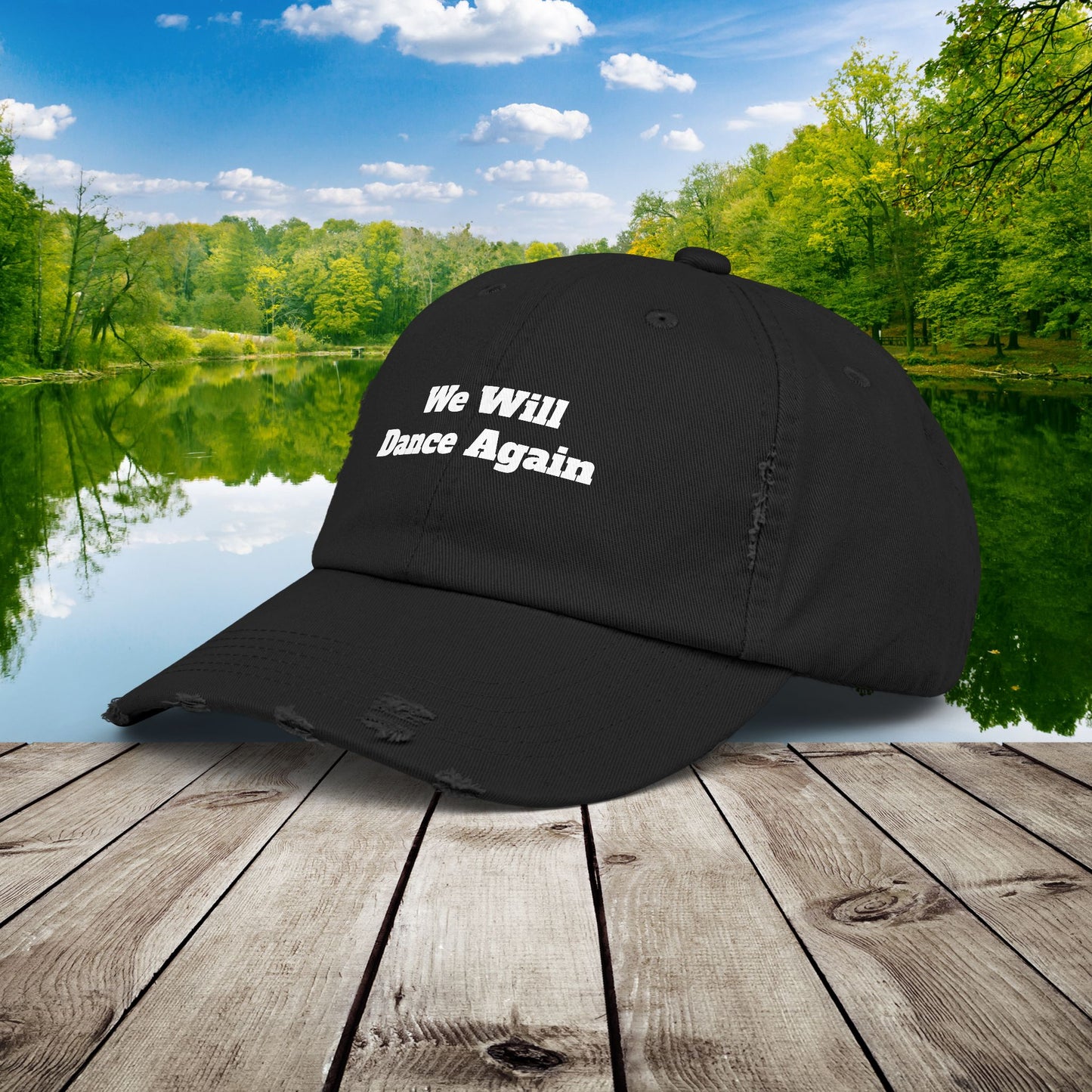 We Will Dance Again Hat Unisex Distressed Cap Israel Israeli Jewish Cap Judaica Jew Gift for Him Her Birthday Present Nova Cap