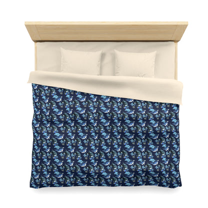 Duvet Cover Blanket for Him or Her Gift Ocean Lover Present Orca Killer Whale Dolphin Pattern Free Willy Gladys Sea Creatures Kids Adults