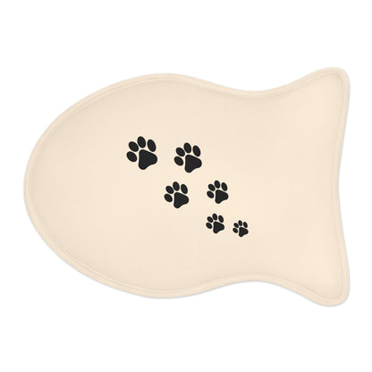Dogs and Cats Footprints - Pet Feeding Mats - Pets Present Feeding Gift Animal Lovers Gifts Him Her Dog Cat Presents Animals
