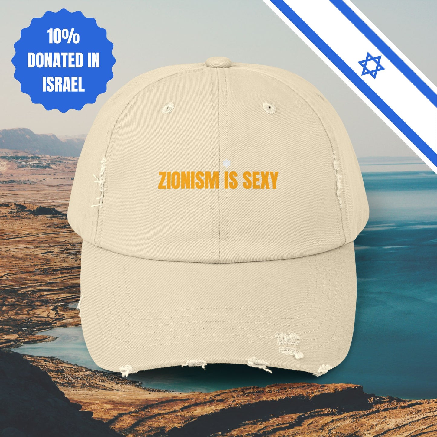 Zionism is Sexy Hat Distressed Cap Stand With Us United Zionism Zionist Judaism Gift Jewish Israel Present Israeli Uniform for Him Her Hat