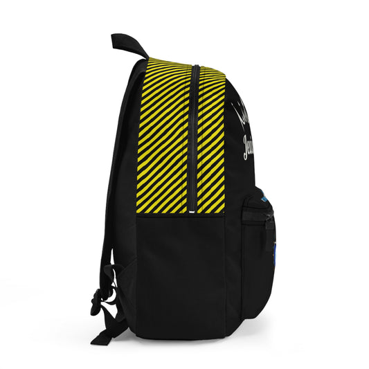 Jewish and Proud - Backpack Bag - Stand With Us Israel Israeli Jewish Judaism - by Far Out Prints & Co.