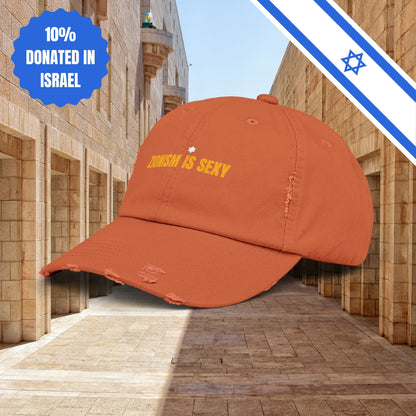 Zionism is Sexy Hat Distressed Cap Stand With Us United Zionism Zionist Judaism Gift Jewish Israel Present Israeli Uniform for Him Her Hat