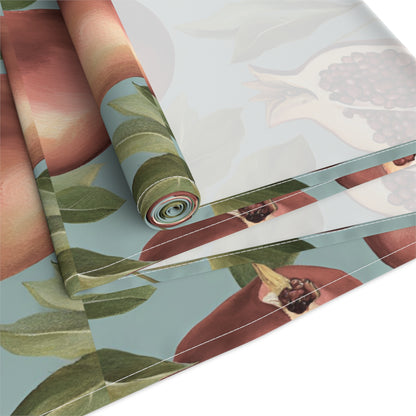 Rosh Hashanah Rosh HaShanah Rosh HaShana Rosh Ha-Shanah Pomegranate Jewish Table Runner Israel Israeli Hebrew Judaism Holiday Table Runner