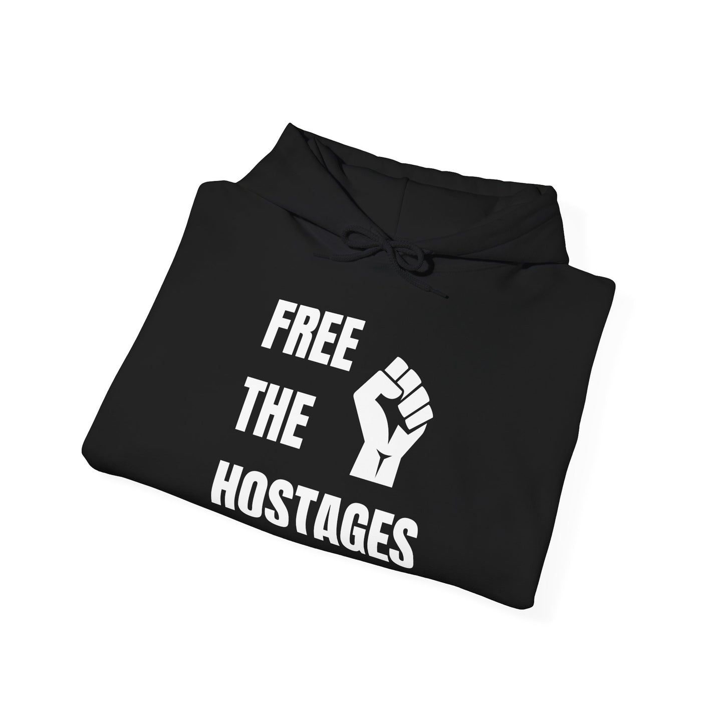Free The Hostages | Unisex Hooded Sweatshirt | Israel Israeli Jewish Judaism Bring Them Home Stand With Us | by Far Out Prints & Co.