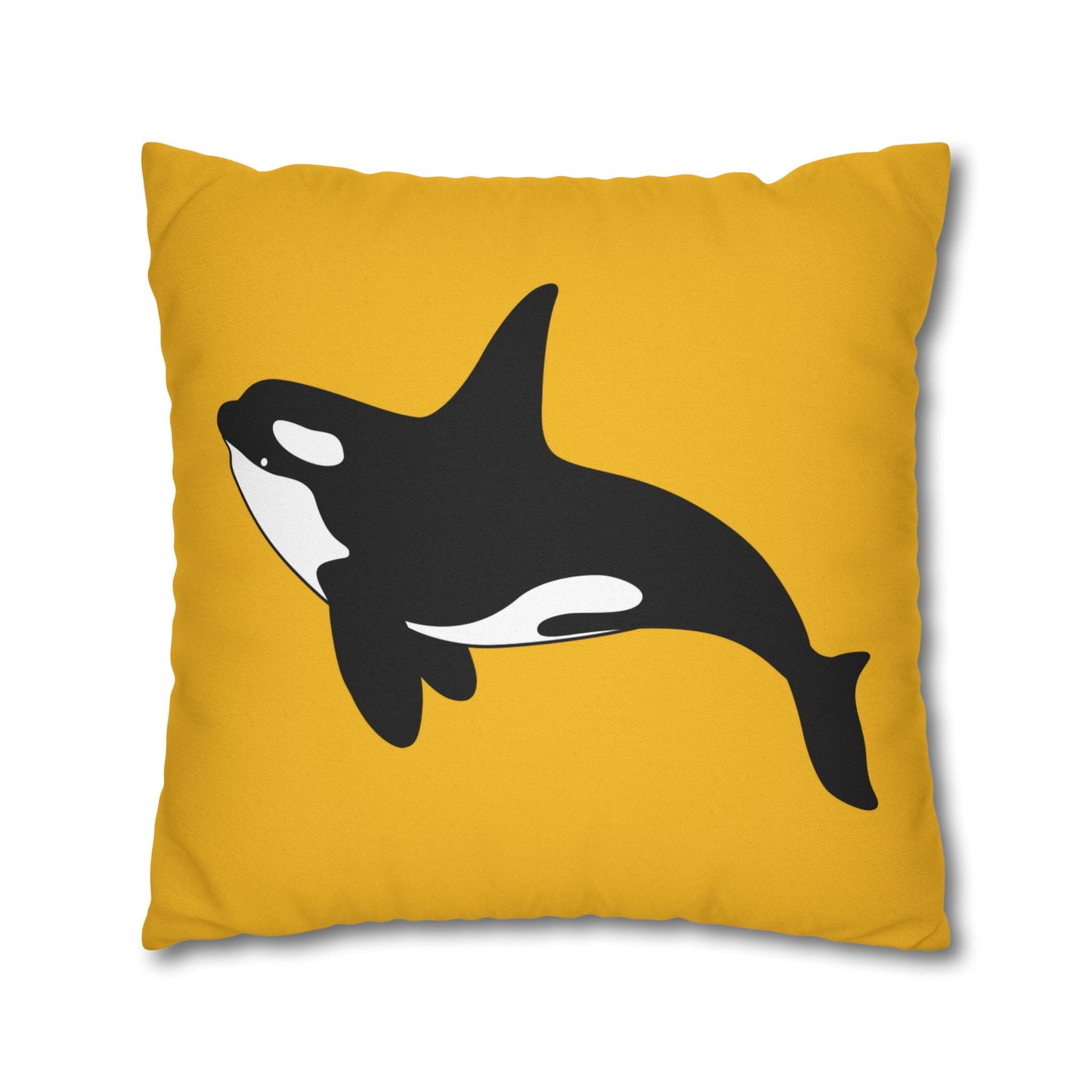 Square Pillowcase Gift Present Him Her His Her Adult Kid Home Decor House Couch Sofa Orca Killer Whale Marine Ocean Conservation Lovers