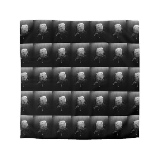Duvet Cover Blanket for Him or Her Gift Ocean Lover Present Whale Shark Black and White Duvet Cover Adult Kid Home Decor House Blanket Cover