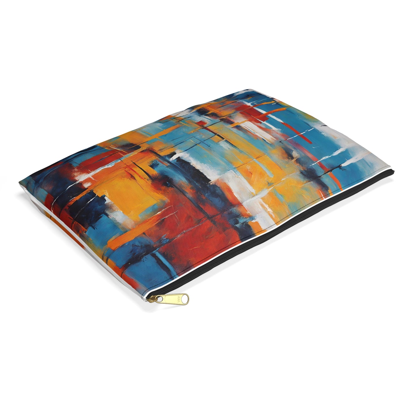 Acrylic Art Painting - Accessory Pouch - Judaism Jewish Israeli Israel - by Far Out Prints & Co.