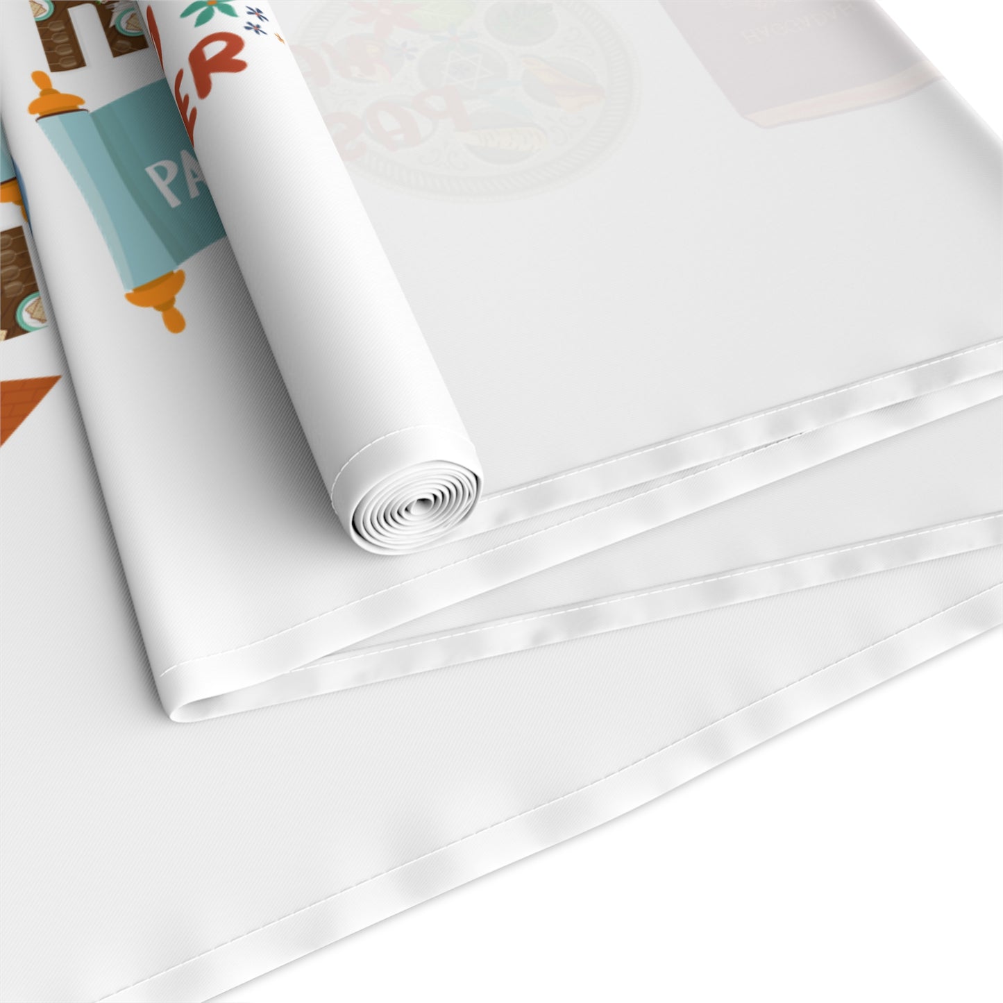 Happy Passover Design Pesach Pharoah Moses | Israel Israeli Judaism Judaica Jewish Holiday Themed | Table Runner | by Far Out Prints & Co.