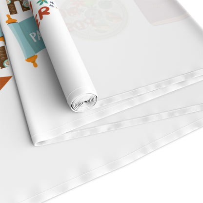 Happy Passover Design Pesach Pharoah Moses | Israel Israeli Judaism Judaica Jewish Holiday Themed | Table Runner | by Far Out Prints & Co.