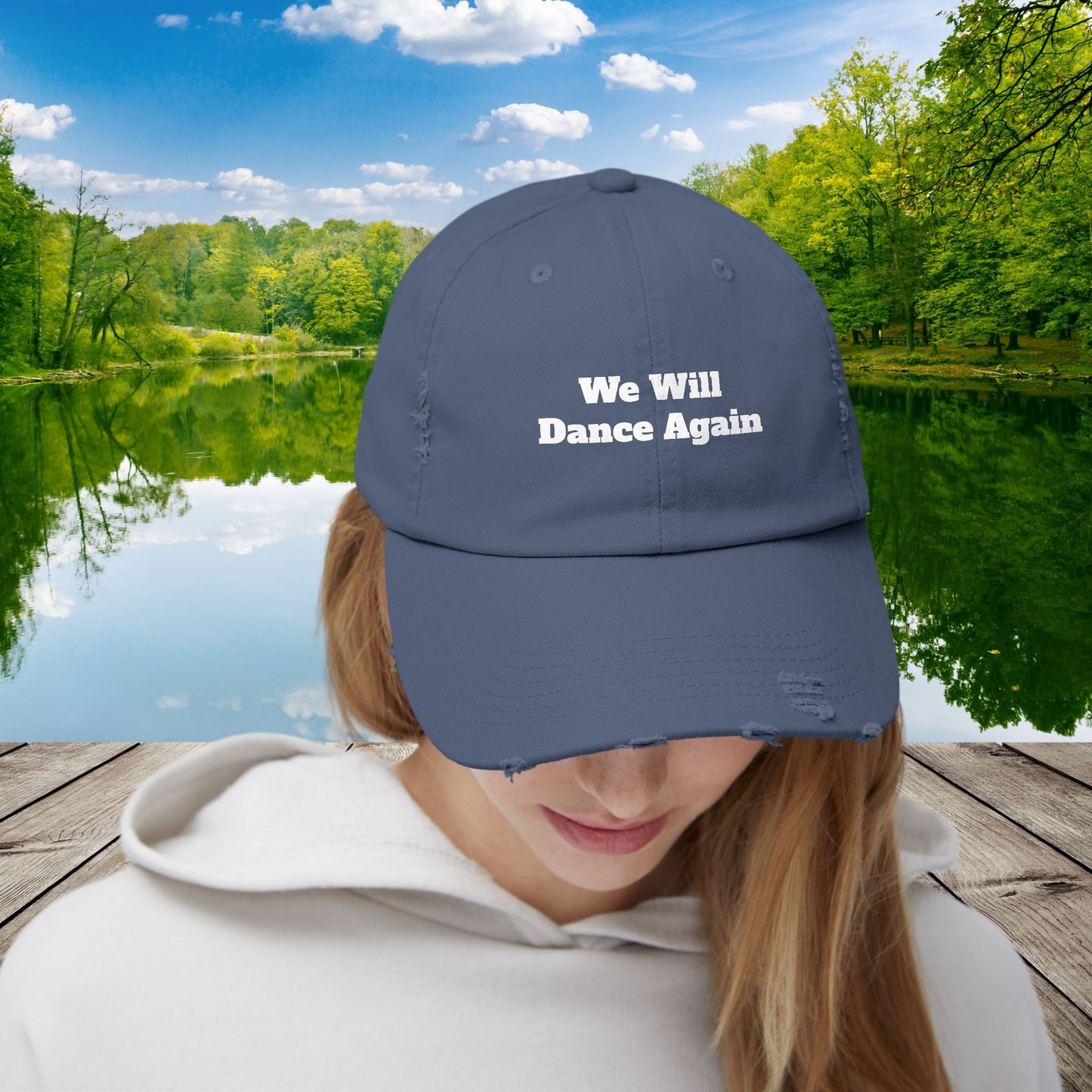 We Will Dance Again Hat Unisex Distressed Cap Israel Israeli Jewish Cap Judaica Jew Gift for Him Her Birthday Present Nova Cap
