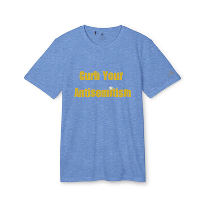 Curb Your Antisemitism Stand Against Hate Israel Shirt Tee Gift Present Jewish T Shirt Customized Unisex Sport T-Shirt Personalized Him Her