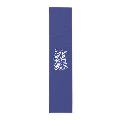 Shabbat Shalom Table Runner: A Stunning Shabbos Event Accessory, Memories gift Israel Israeli Judaism Judaica Jewish Holiday Themed
