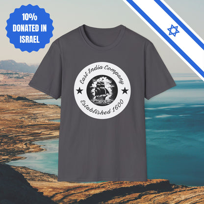 East India Company Established 1600 - Cotton Tee - Tshirts Clothing Old School Style Vintage Gift Present History - by Far Out Prints & Co.