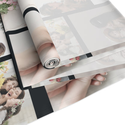 Custom Photo Collage Table Runner